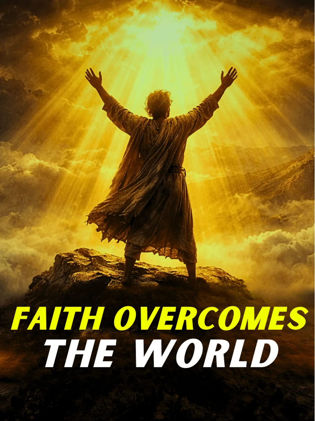 Fourthwall artwork — Faith Overcomes the World