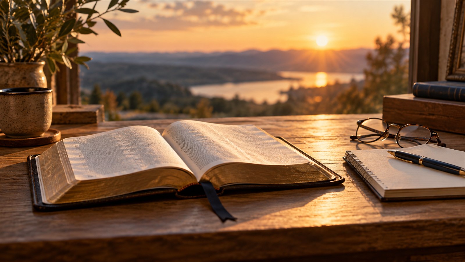 Illustrative Christian blog cover: reading scripture in context.