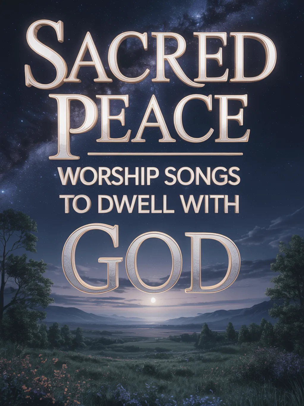 Fourthwall artwork — Sacred peace, worship songs