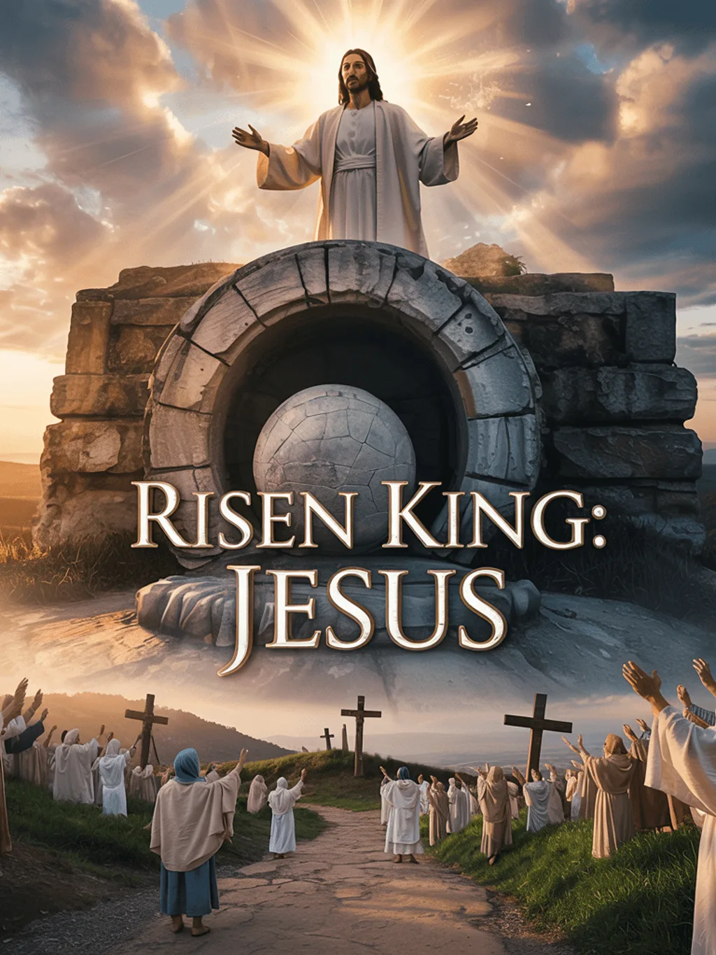 Fourthwall artwork — Risen King: Jesus